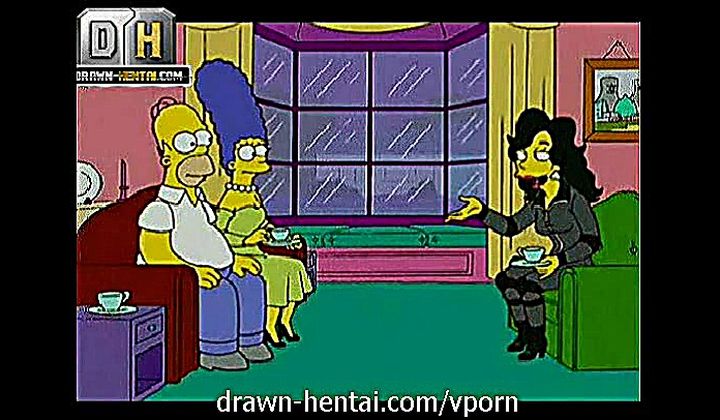 Cartoon - Simpsons Porn - Threesome