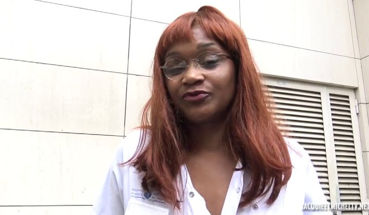 Female - French Ebony Amateur Corinne Gets Fucked