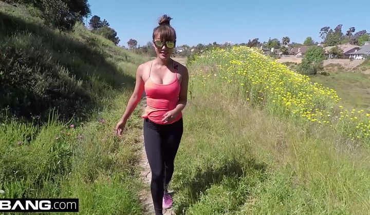 Asian Milf Tiffany Rain Is Showered In Cum After Her Hike