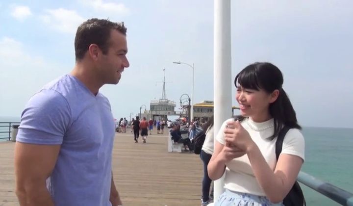 Interracial - Japanese Tourist Goes To Usa